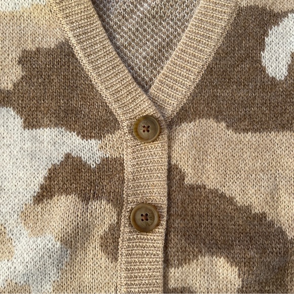 Lucky Brand Camo Cardigan Sweater XL - Picture 9 of 10